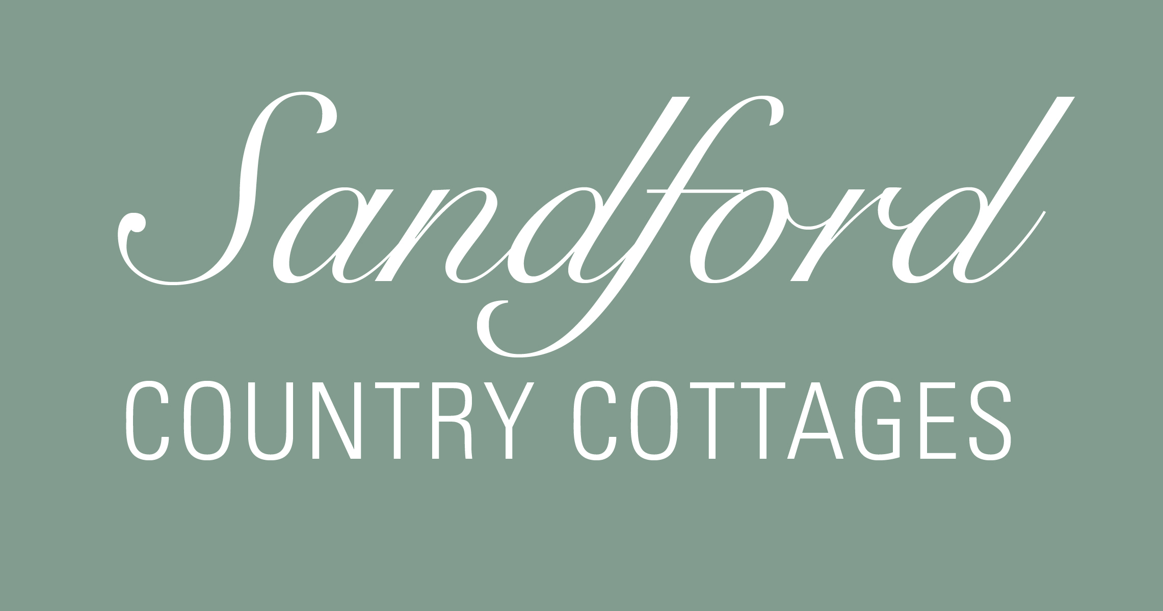 Sandford Country Cottages Logo Reversed Cropped Evelyn Hardie